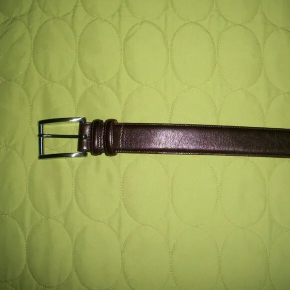 Trafalgar Cortina Brown Lorenzo Leather Belt